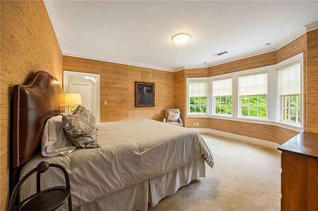 44 Muscogee Ave NW, Atlanta, GA 30305 - carpeted bedroom with crown molding