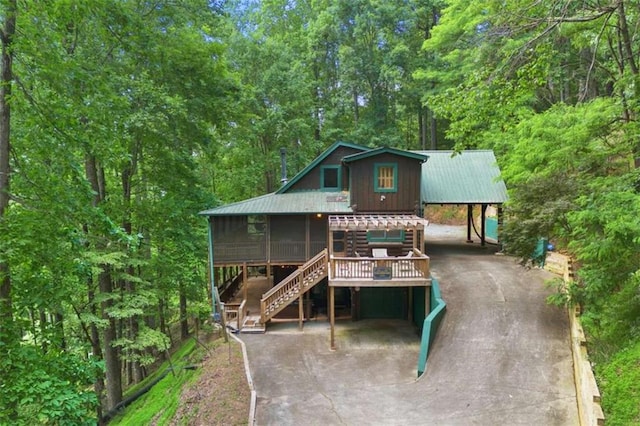 view of play area with a sunroom