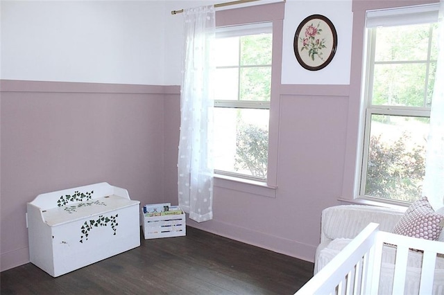 688 Harmony Rd, Temple, GA 30179 - bedroom featuring dark wood-type flooring and baseboards