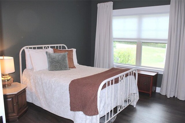 688 Harmony Rd, Temple, GA 30179 - bedroom with dark wood finished floors
