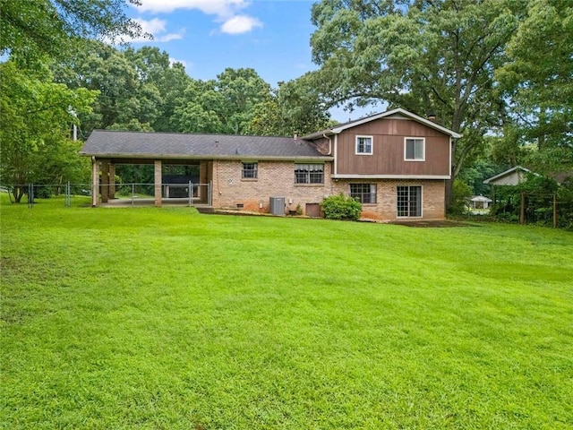 140 Carriage Cir, Stockbridge, GA 30281 - back of house with brick siding