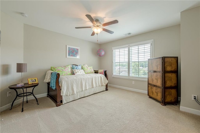 5515 Cheatam Ave, Cumming, GA 30040 - carpeted bedroom featuring baseboards and ceiling fan