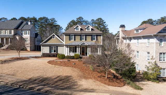 view of front of house with a porch