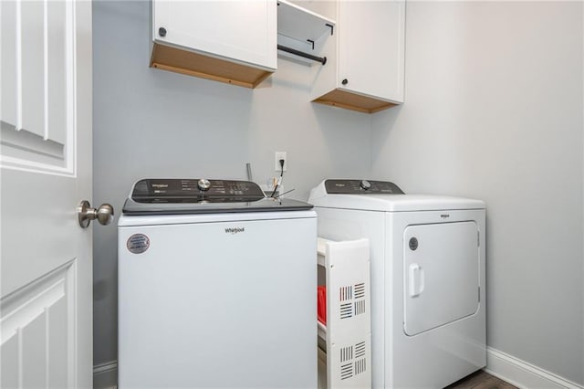 48 Violet Ln, Dallas, GA 30132 - washroom with independent washer and dryer and cabinet space