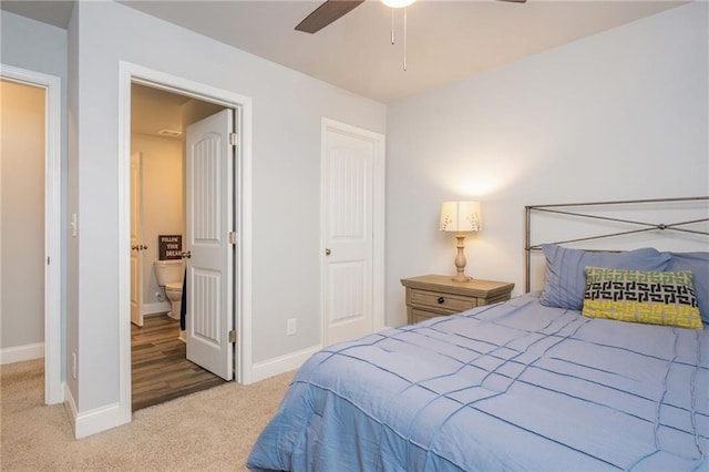 48 Violet Ln, Dallas, GA 30132 - carpeted bedroom featuring baseboards and a ceiling fan