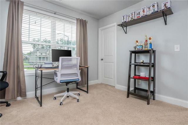 48 Violet Ln, Dallas, GA 30132 - office featuring plenty of natural light, carpet flooring, and baseboards