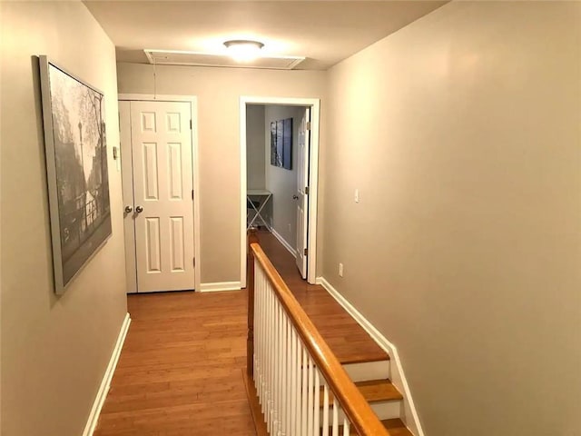 554 Holderness St SW, Atlanta, GA 30310 - corridor featuring baseboards and wood finished floors