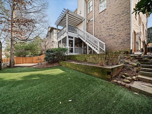 exterior space with a sunroom