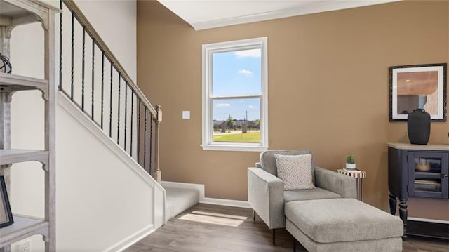 interior space featuring hardwood / wood-style floors