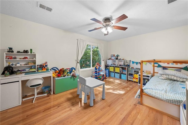 1438 Heritage Glen Dr, Marietta, GA 30068 - bedroom with wood finished floors, an office area, and ceiling fan
