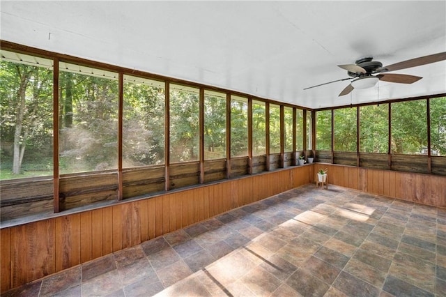 1438 Heritage Glen Dr, Marietta, GA 30068 - unfurnished sunroom with ceiling fan