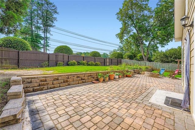1713 Paramore Pl NE, Marietta, GA 30062 - fenced backyard featuring a patio