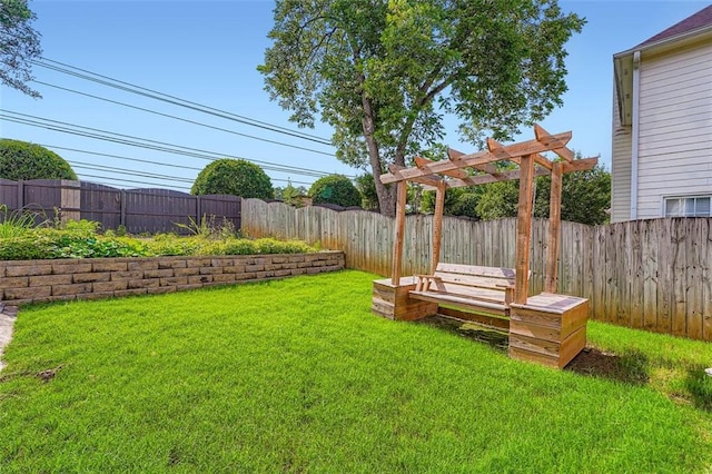 1713 Paramore Pl NE, Marietta, GA 30062 - fenced backyard with a pergola
