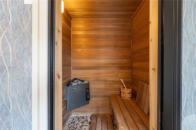 view of sauna / steam room