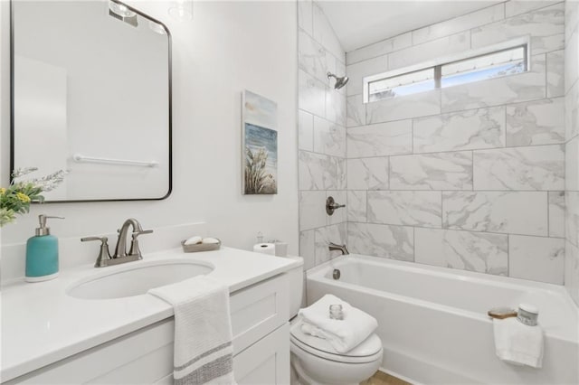 2010 Barnes Mill Rd, Marietta, GA 30062 - bathroom featuring vanity and shower / washtub combination