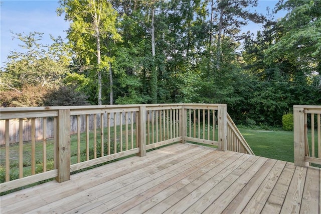 2010 Barnes Mill Rd, Marietta, GA 30062 - wooden deck with a yard