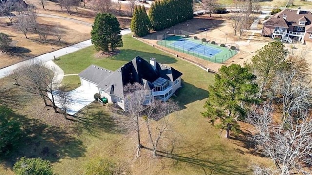 view of subject property