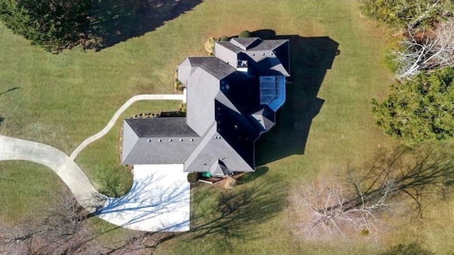 view from above of property