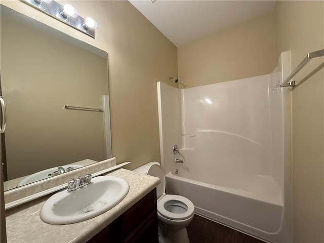 545 Platoro Ct SW, Atlanta, GA 30331 - full bathroom with vanity, shower / bathtub combination, and wood finished floors