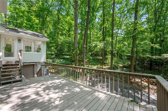 893 Vistavia Cir, Decatur, GA 30033 - view of wooden deck