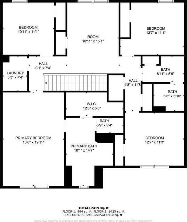 1003 Eldon Ln, Fairburn, GA 30213 - floor plan