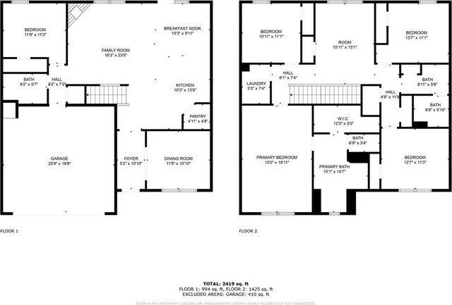 1003 Eldon Ln, Fairburn, GA 30213 - floor plan