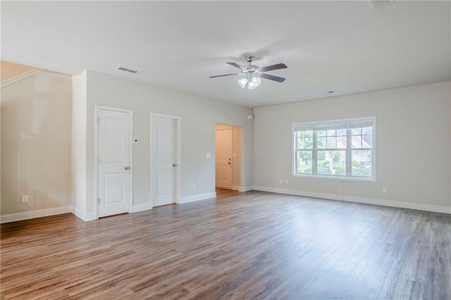 235 Orchard Dr, Covington, GA 30014 - unfurnished room featuring a ceiling fan and wood finished floors