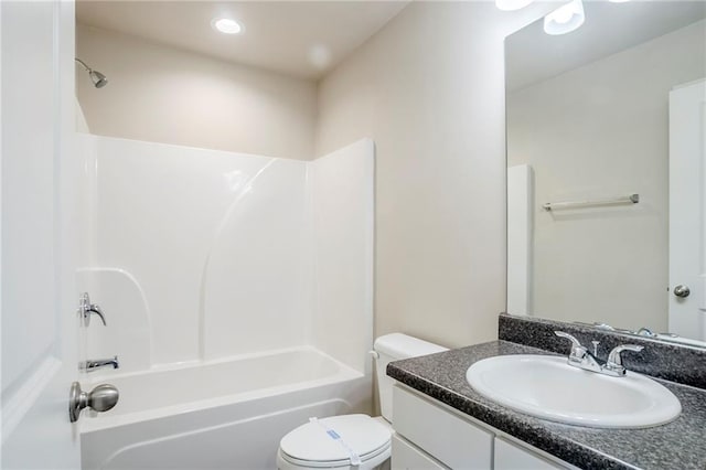 235 Orchard Dr, Covington, GA 30014 - full bath featuring vanity,  shower combination, and recessed lighting