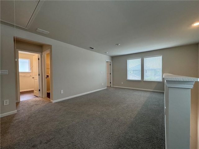2277 Whitworth St, Lawrenceville, GA 30044 - carpeted spare room with attic access, baseboards, plenty of natural light, and recessed lighting