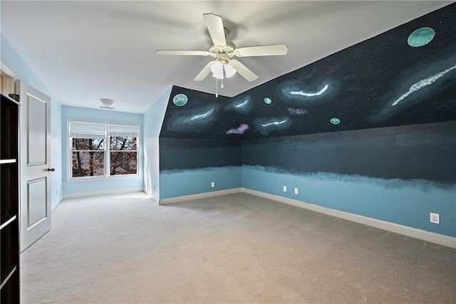 403 Pebblebrooke Ln, Canton, GA 30115 - additional living space featuring carpet flooring, ceiling fan, and baseboards