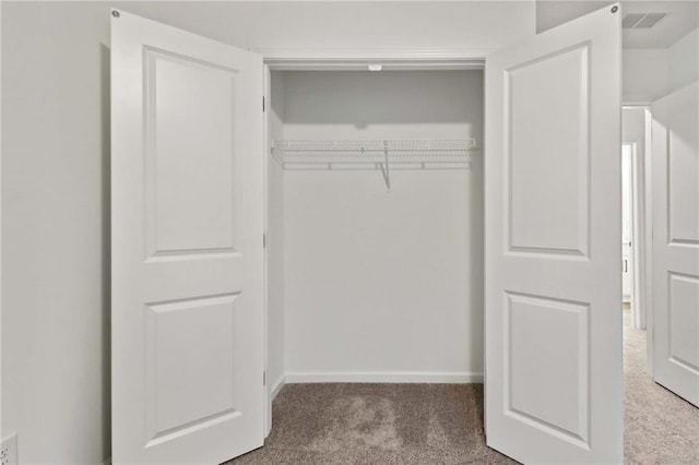 closet with visible vents