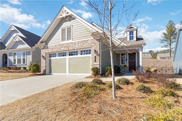 view of craftsman inspired home