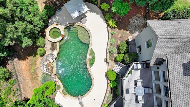 7920 Tintern Trce, Duluth, GA 30097 - aerial view of a pool