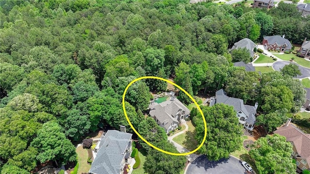 7920 Tintern Trce, Duluth, GA 30097 - view of property location with nearby suburban area and a heavily wooded area