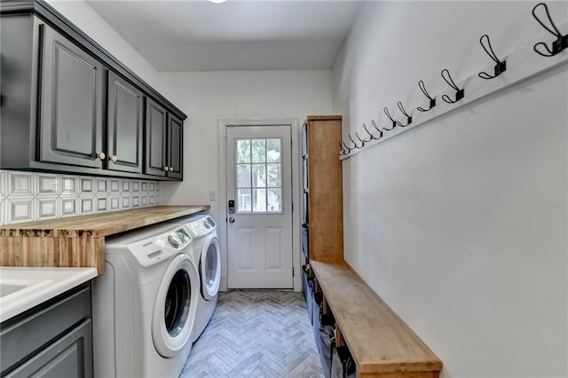 7920 Tintern Trce, Duluth, GA 30097 - washroom featuring cabinet space and washer and dryer