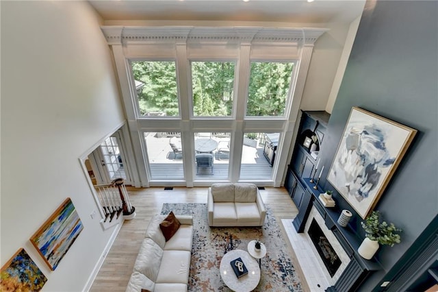 7920 Tintern Trce, Duluth, GA 30097 - living area featuring plenty of natural light and light wood-type flooring
