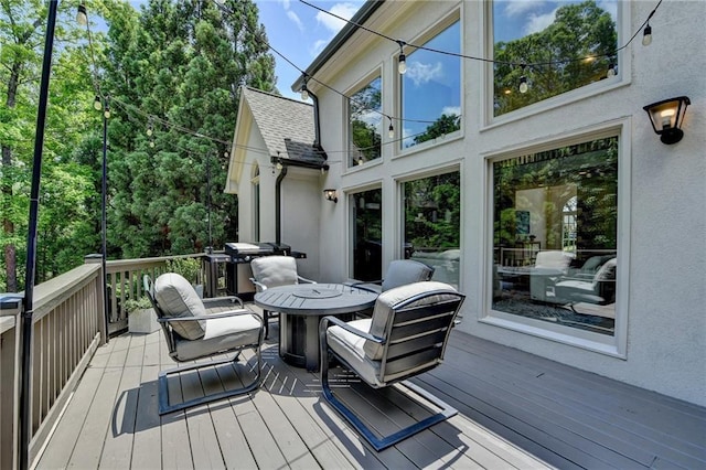 7920 Tintern Trce, Duluth, GA 30097 - deck featuring grilling area