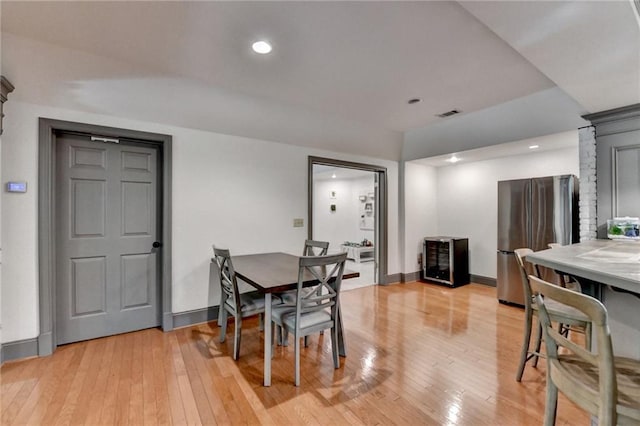 7920 Tintern Trce, Duluth, GA 30097 - dining room featuring light wood-type flooring, baseboards, and recessed lighting