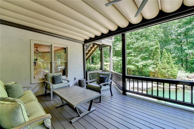 7920 Tintern Trce, Duluth, GA 30097 - view of wooden deck