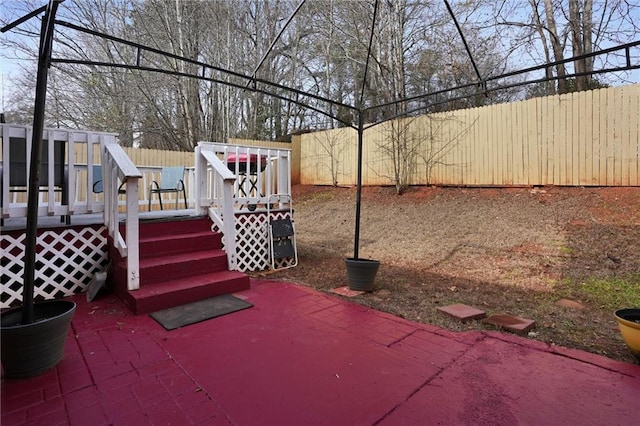 view of patio