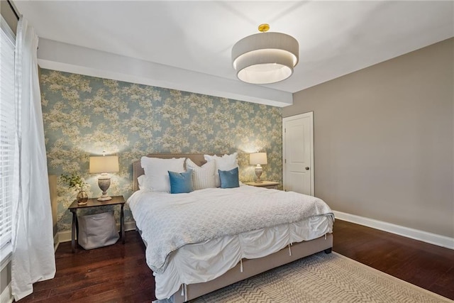 bedroom featuring hardwood / wood-style flooring