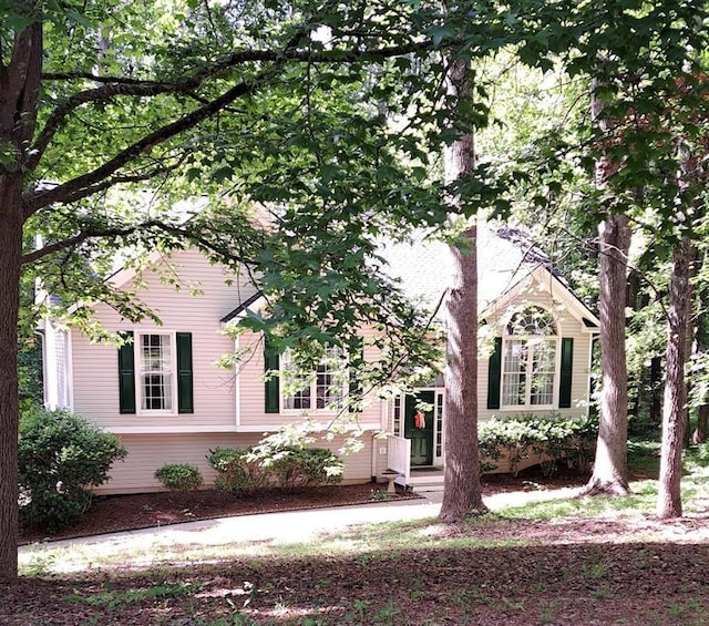 view of obstructed view of property