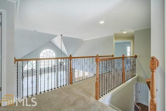 222 Chadmore Ln, Tyrone, GA 30290 - hallway with carpet floors and recessed lighting