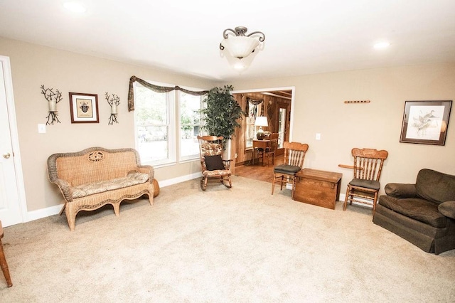 1145 Thurston Snow Rd, Good Hope, GA 30641 - sitting room featuring carpet floors and recessed lighting