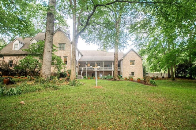 1145 Thurston Snow Rd, Good Hope, GA 30641 - rear view of house featuring a lawn