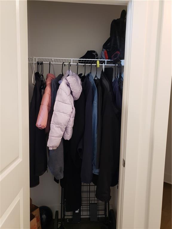 view of closet