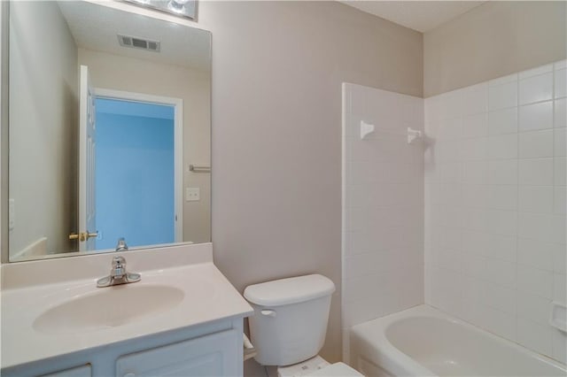 124 Camry Ln, Grayson, GA 30017 - full bathroom featuring vanity, toilet, and shower / washtub combination