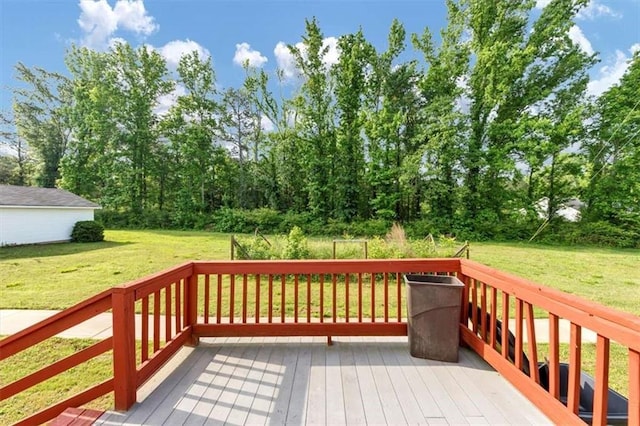 1141 Planing Mill Rd, Greensboro, GA 30642 - wooden terrace with a lawn