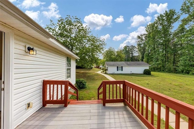 1141 Planing Mill Rd, Greensboro, GA 30642 - deck with a lawn
