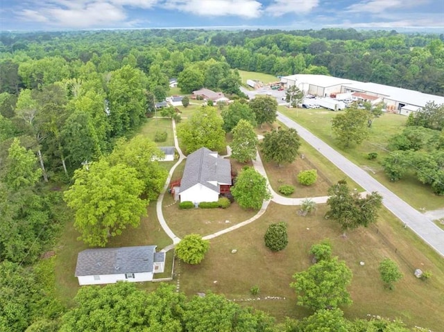 1141 Planing Mill Rd, Greensboro, GA 30642 - aerial view of a heavily wooded area